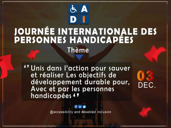 3 Décembre Journée Internationale des personnes handicapées